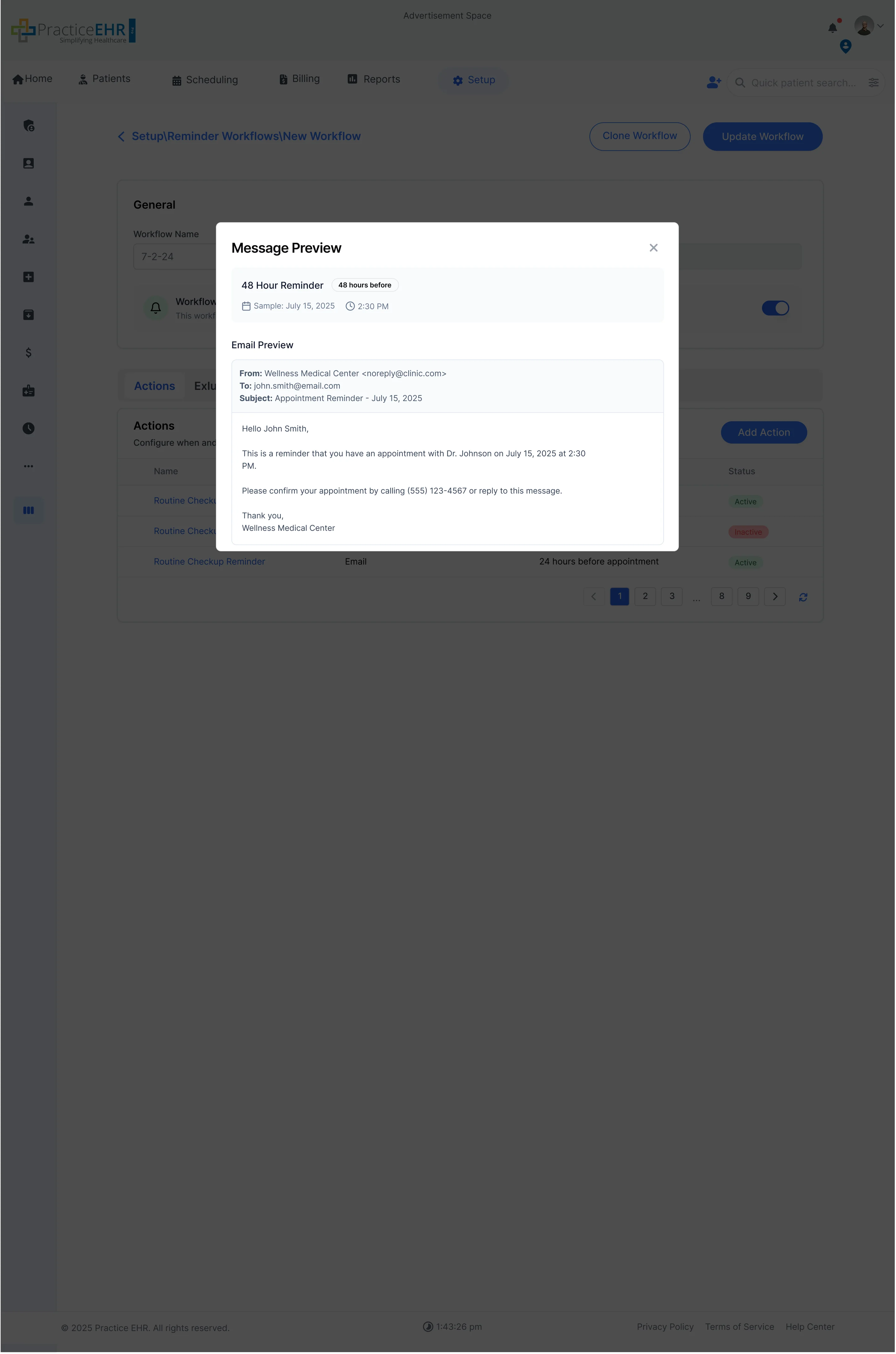 Action preview on hyperlink image